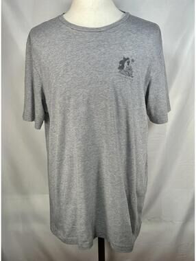 Travis Mathew Graphic Logo Crew Neck T-Shirt Gray Mens XL